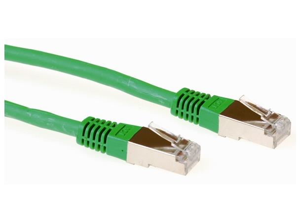 SFTP Patch Cat.6 -  5,0 m Grønn LSZH Nettverkskabel 250MHz 26AWG PiMF 